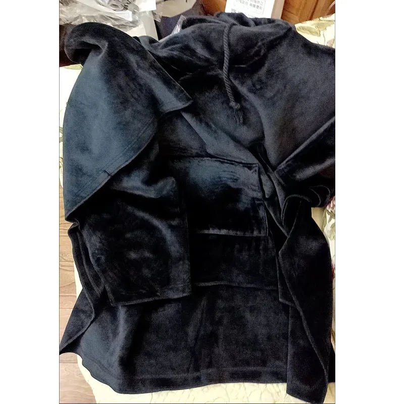 Vintage Punk Techwear Hooded Poncho Cape - ATLAS 1