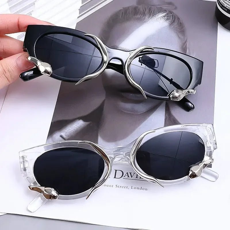 Vintage Snake Oval Fashion Sunglasses - ATLAS 1