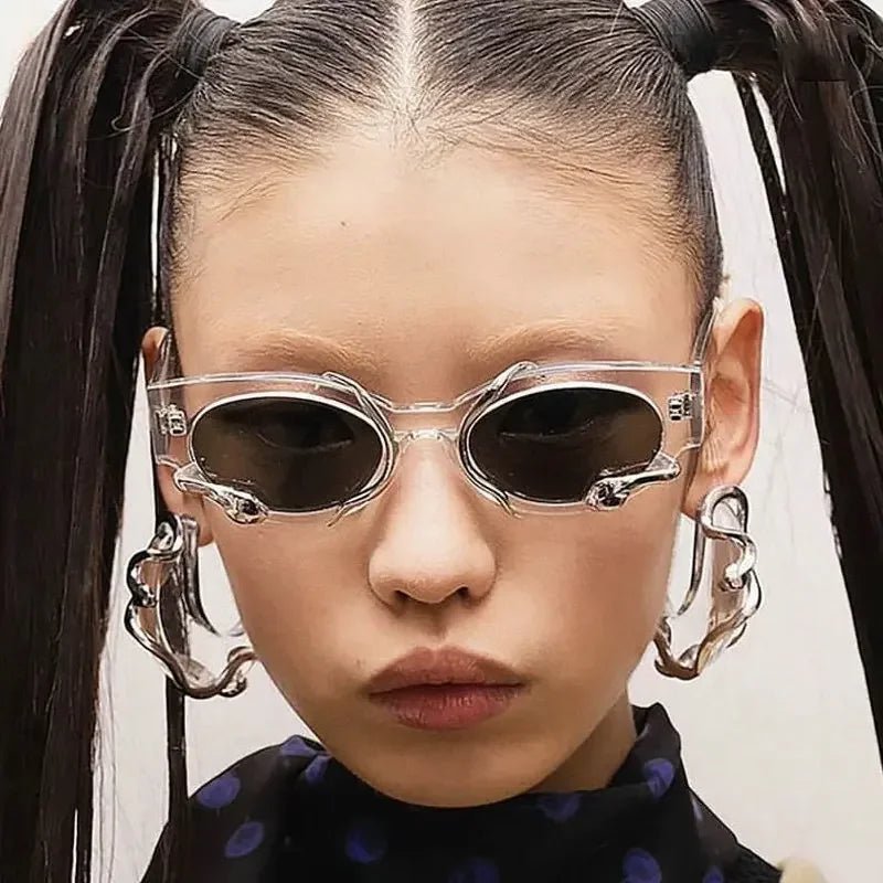 Vintage Snake Oval Fashion Sunglasses - ATLAS 1