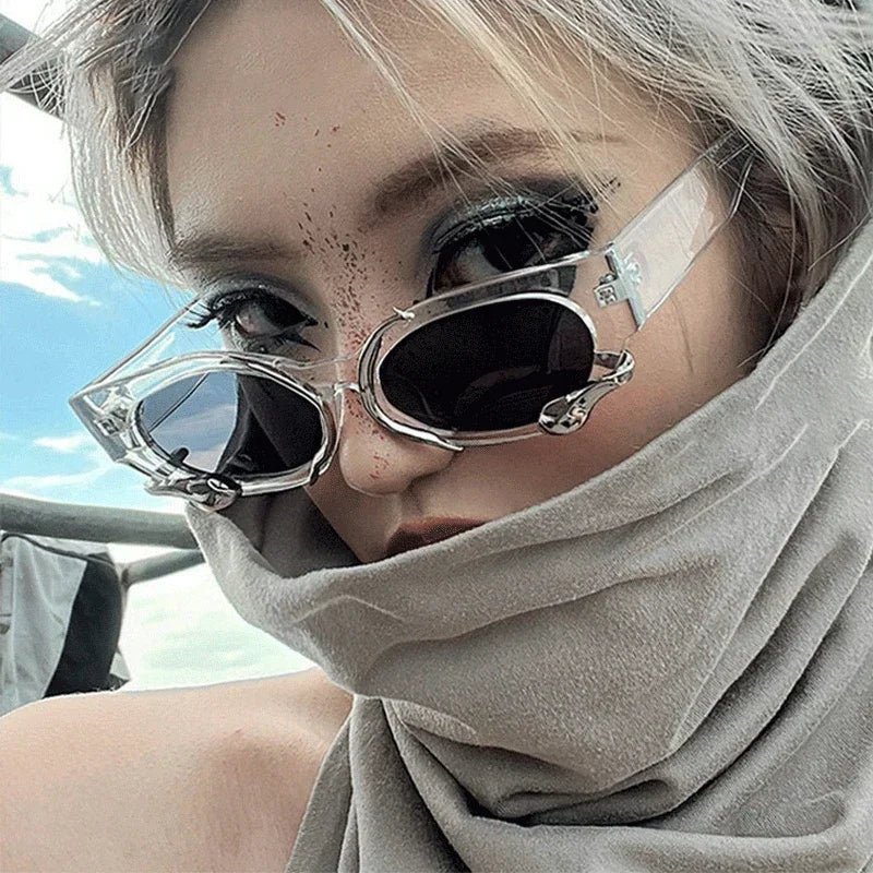 Vintage Snake Oval Fashion Sunglasses - ATLAS 1