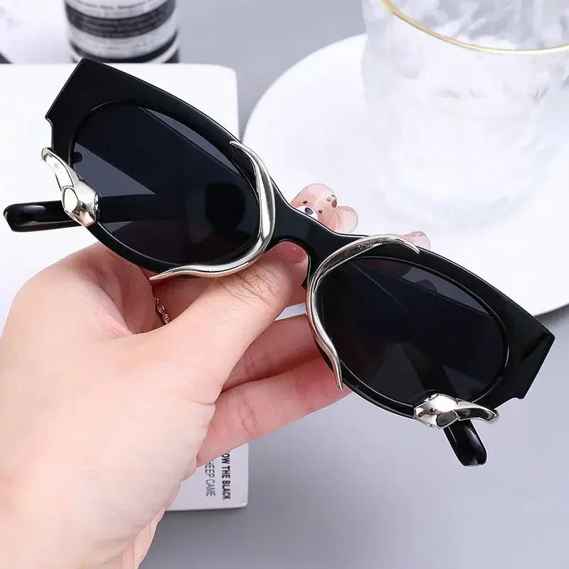 Vintage Snake Oval Fashion Sunglasses - ATLAS 1