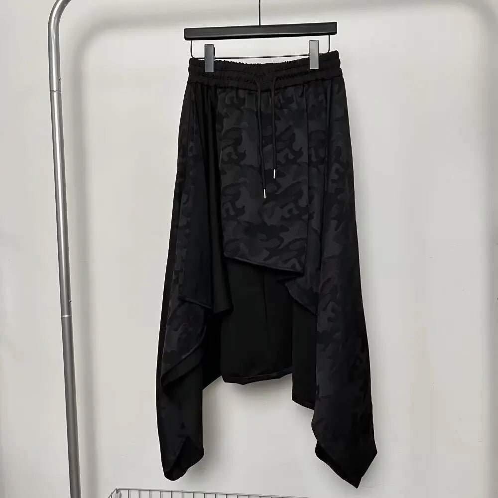 Vintage Y2K Gothic Oversized Skirt Pants - ATLAS 1 - Techwear Store