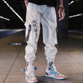 White Techwear Cargo Pants for Men - ATLAS 1