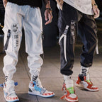 White Techwear Cargo Pants for Men - ATLAS 1