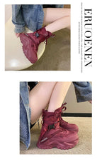Women Chunky Platform Motorcycle Boots - ATLAS 1