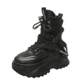 Women Chunky Platform Motorcycle Boots - ATLAS 1