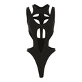 Women Gothic Patchwork High Cut Bodysuit - ATLAS 1