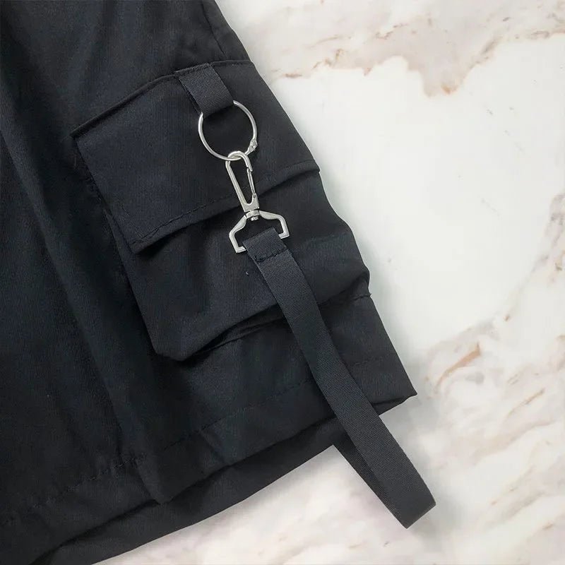 Women High Waist Baggy Cargo Shorts - ATLAS 1