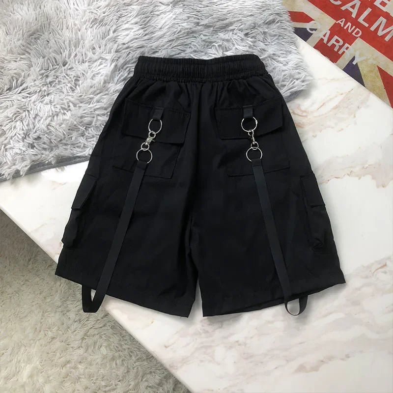 Women High Waist Baggy Cargo Shorts - ATLAS 1