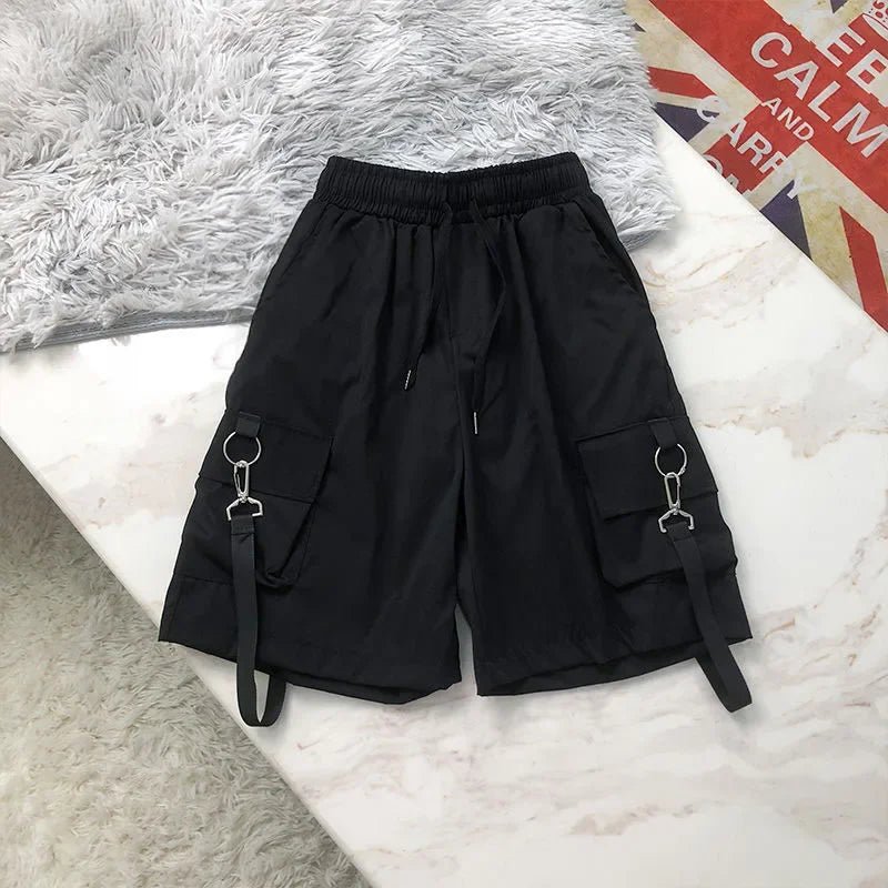 Women High Waist Baggy Cargo Shorts - ATLAS 1