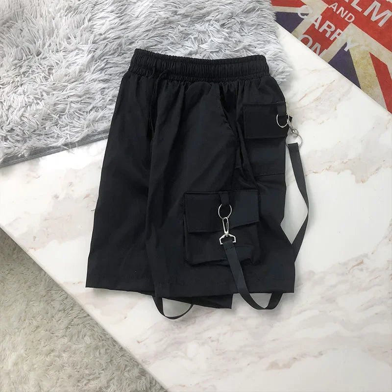 Women High Waist Baggy Cargo Shorts - ATLAS 1