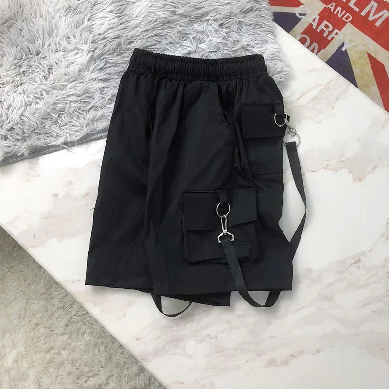 Women High Waist Baggy Cargo Shorts - ATLAS 1