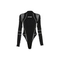 Women Mesh Colorblock Half Turtleneck Shirt - ATLAS 1 - Techwear Store