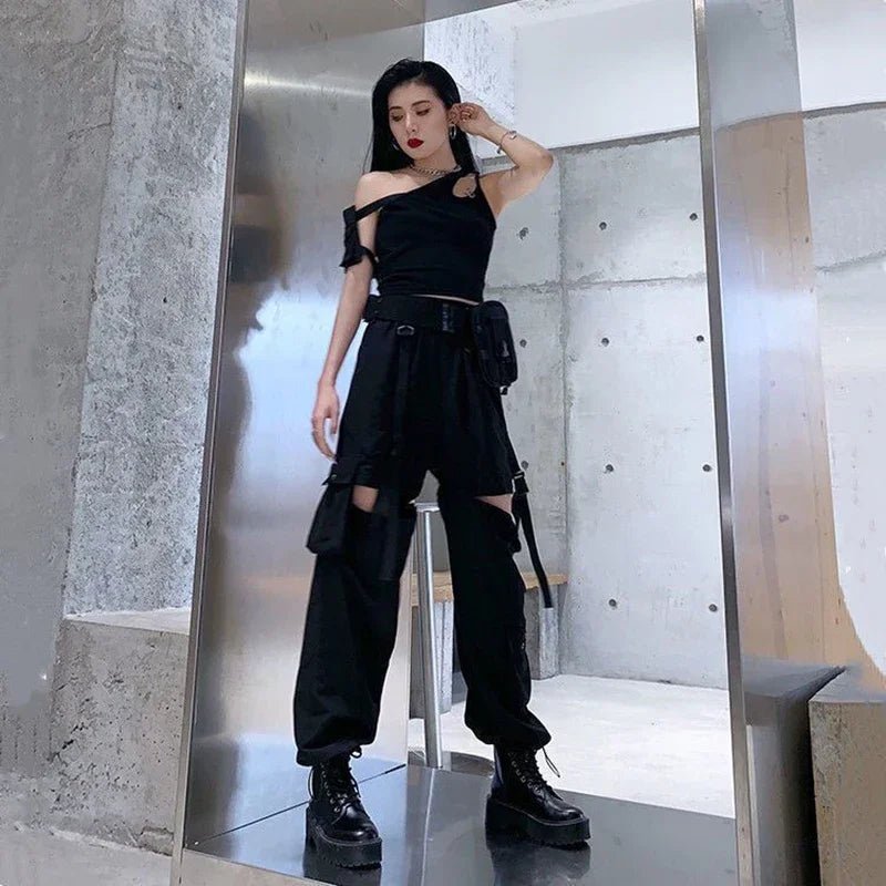 Women Techwear Removable Cargo Pants - ATLAS 1