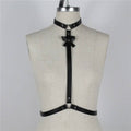 Women's Black Eco - Leather Techwear Harness - ATLAS 1