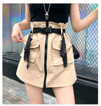 Women's Cargo Pockets Techwear Mini Skirt - ATLAS 1