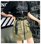 Women's Cargo Pockets Techwear Mini Skirt - ATLAS 1