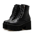Women's High Platform Techwear Ankle Boots - ATLAS 1