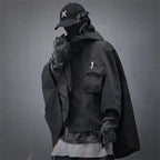 Women's Hooded Techwear Functional Cape-Style Jacket - ATLAS 1