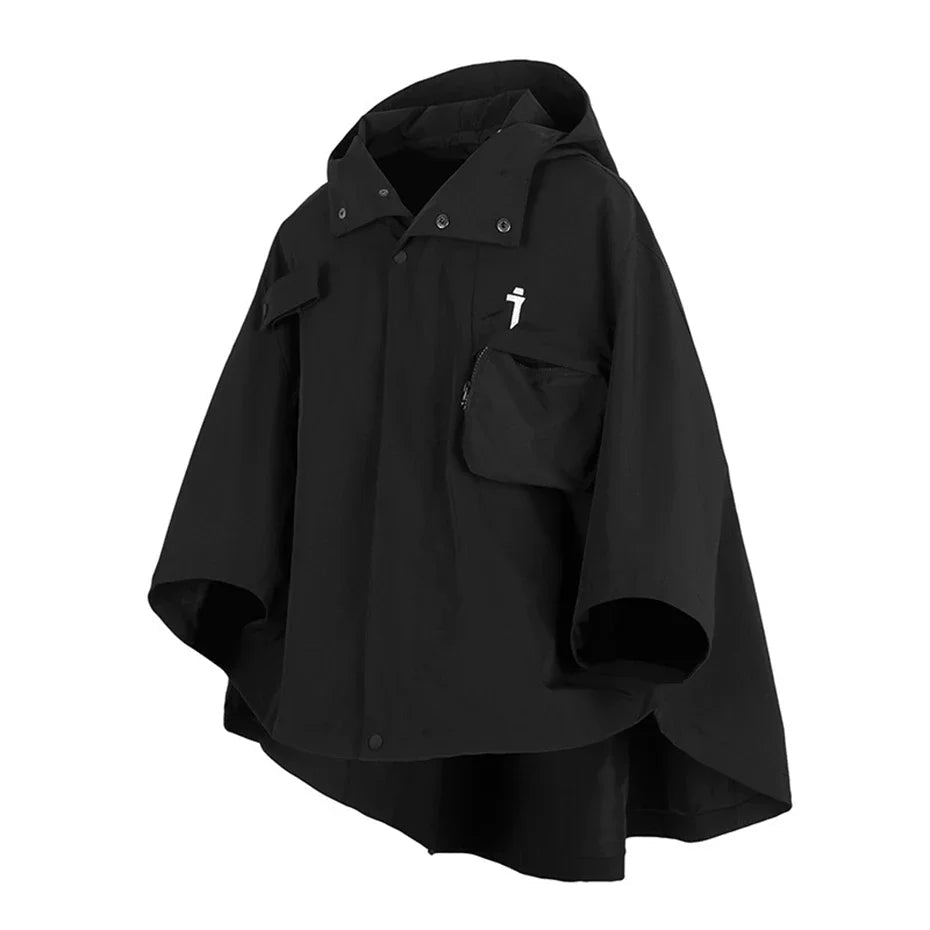 Women's Hooded Techwear Functional Cape Jacket - ATLAS 1