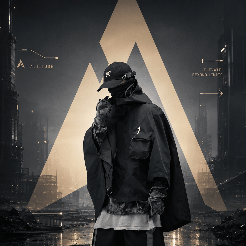 Women's Hooded Techwear Functional Cape Jacket - ATLAS 1