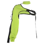 Women's Neon Green One Shoulder Techwear Crop Top - ATLAS 1
