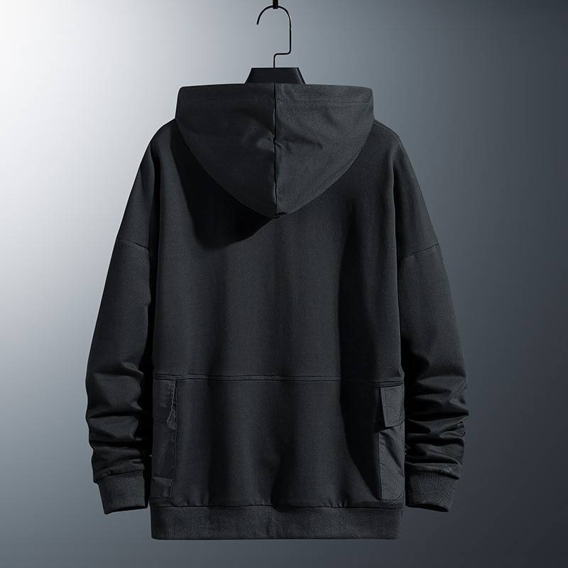 女款寬鬆多口袋 techwear 連帽衫 — 可存放小件必需品的口袋