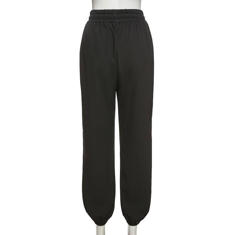 Women's Reflective High Waist Cyber Punk Joggers - ATLAS 1