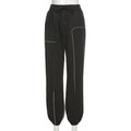 Women's Reflective High Waist Cyber Punk Joggers - ATLAS 1