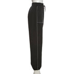 Women's Reflective High Waist Cyber Punk Joggers - ATLAS 1