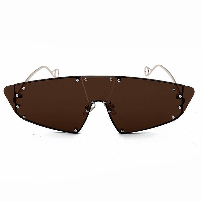 Women's Rimless Cyber Punk Sunglasses - ATLAS 1