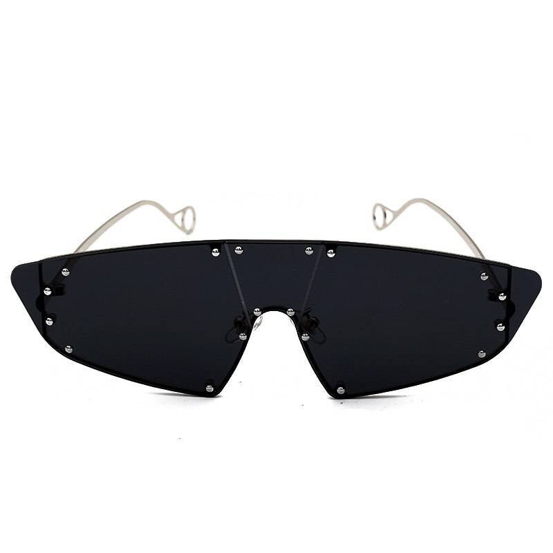 Women's Rimless Cyber Punk Sunglasses - ATLAS 1