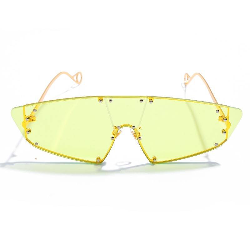 Women's Rimless Cyber Punk Sunglasses - ATLAS 1
