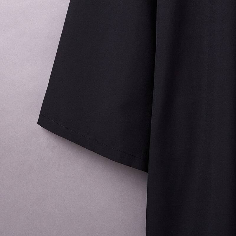 Women's Solid Color Oversized Techwear Haori - ATLAS 1