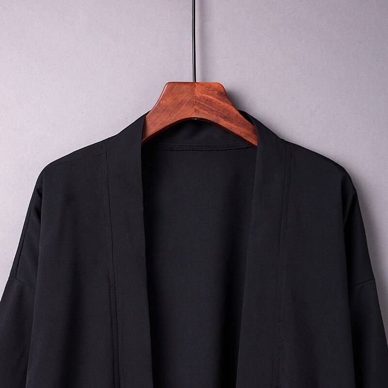 Women's Solid Color Oversized Techwear Haori - ATLAS 1