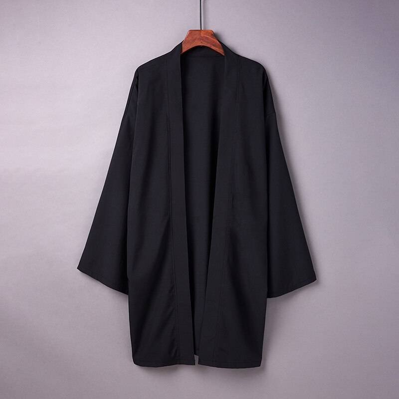 Women's Solid Color Oversized Techwear Haori - ATLAS 1