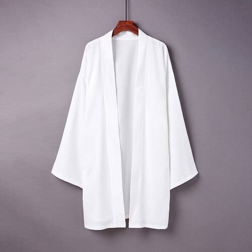 Women's Solid Color Oversized Techwear Haori - ATLAS 1