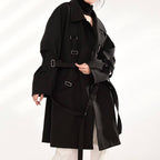 Women's Strappy Tactical Style Oversized Coat - ATLAS 1
