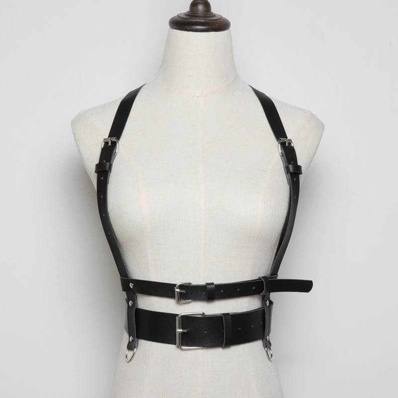 Women's Techwear Adjustable Leather Waist Belt - ATLAS 1
