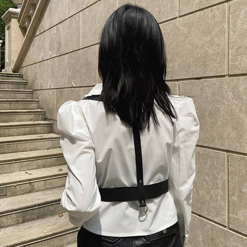 Women's Techwear Adjustable Leather Waist Belt - ATLAS 1