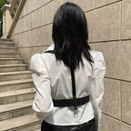 Women's Techwear Adjustable Leather Waist Belt - ATLAS 1