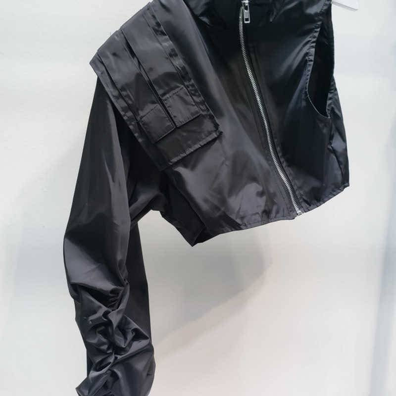 Women's Techwear Asymetric One Shoulder Jacket - ATLAS 1