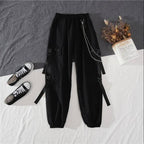 Women's Techwear Cargo Pants and Crop Sweatshirt Set - ATLAS 1