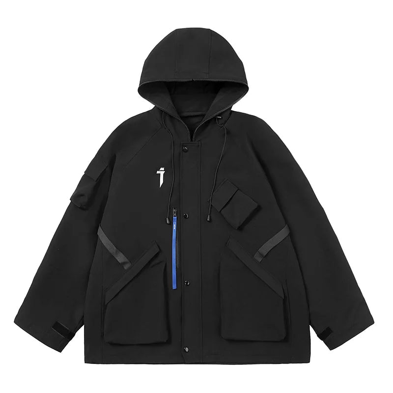 Women's Techwear Hooded Windbreaker Jacket - ATLAS 1
