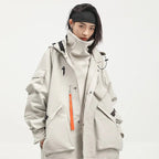 Women's Techwear Hooded Windbreaker Jacket - ATLAS 1