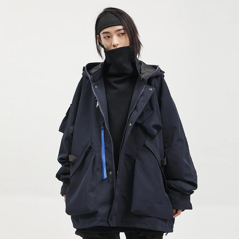 Women's Techwear Hooded Windbreaker Jacket - ATLAS 1