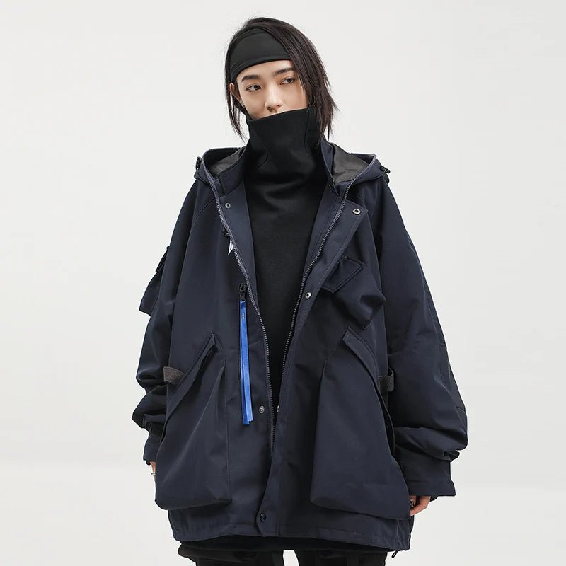 Women's Techwear Hooded Windbreaker Jacket - ATLAS 1