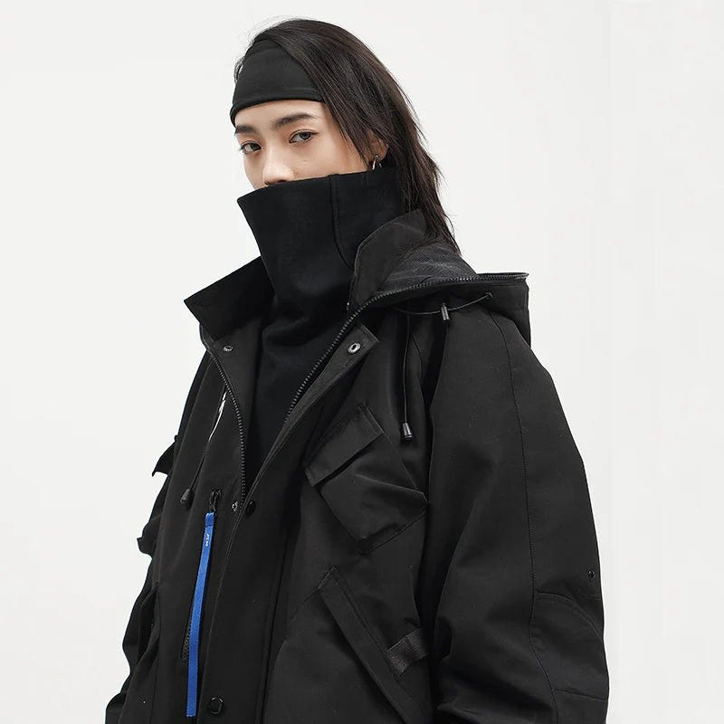 Women's Techwear Hooded Windbreaker Jacket - ATLAS 1