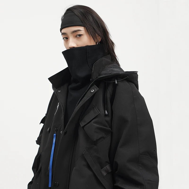 Women's Techwear Hooded Windbreaker Jacket - ATLAS 1