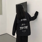 Women's Tokyo Print Streetwear Oversized Jacket - ATLAS 1